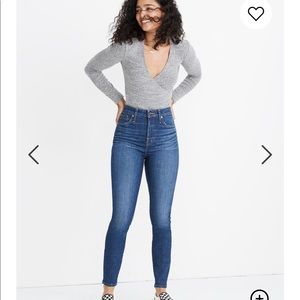 Madewell Curvy Hi-Rise Jeans in Moreaux Wash